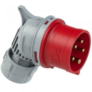 Портативний роз’єм PCE 32A 5P 400V червоний IP44 8025-6TT
