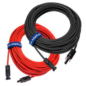 Комплект сонячних фотовольт-продовжувачів MC4 для панелей 1x4mm2 5м
