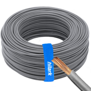 Кабель для установки 1x4mm2 H07V-K LgY лінія класу 5 сірий 1м