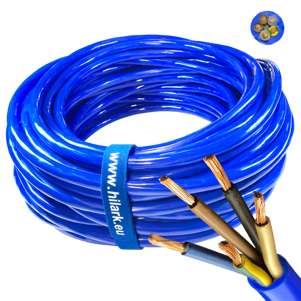 Кабель PUR H07BQ-F 5x2,5 мм2 1м - obrazek 2
