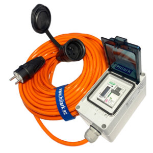 Продовжувач з захисником і лічильником H07BQ-F 3×2,5mm2 1m