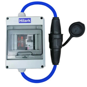 Продовжувач + захист двигуна, гумовий H07BQ-F 3×2,5mm 2 синій – 3м