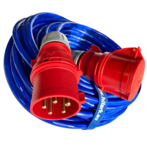 Поліуретановий продовжувач H07BQ-F 5×2,5mm2 16A 5P синій 2м