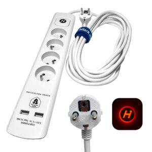Продовжувач з зарядним пристроєм USB2.1A 5 м перевантаження