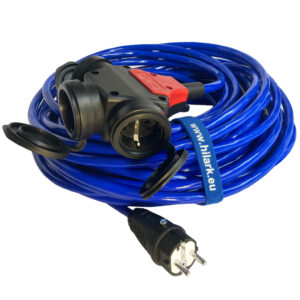 Поліуретановий продовжувач H07BQ-F 3×2,5mm2 PUR гумовий трикутник SCHUKO 1m