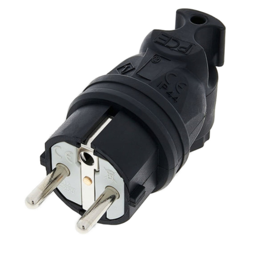 Плюс PCE 16A IP44 05821-s гумовий кутовий