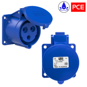 CEE-платформенний гнізд PCE 32A 3p 6h IP44 323-6 прямий