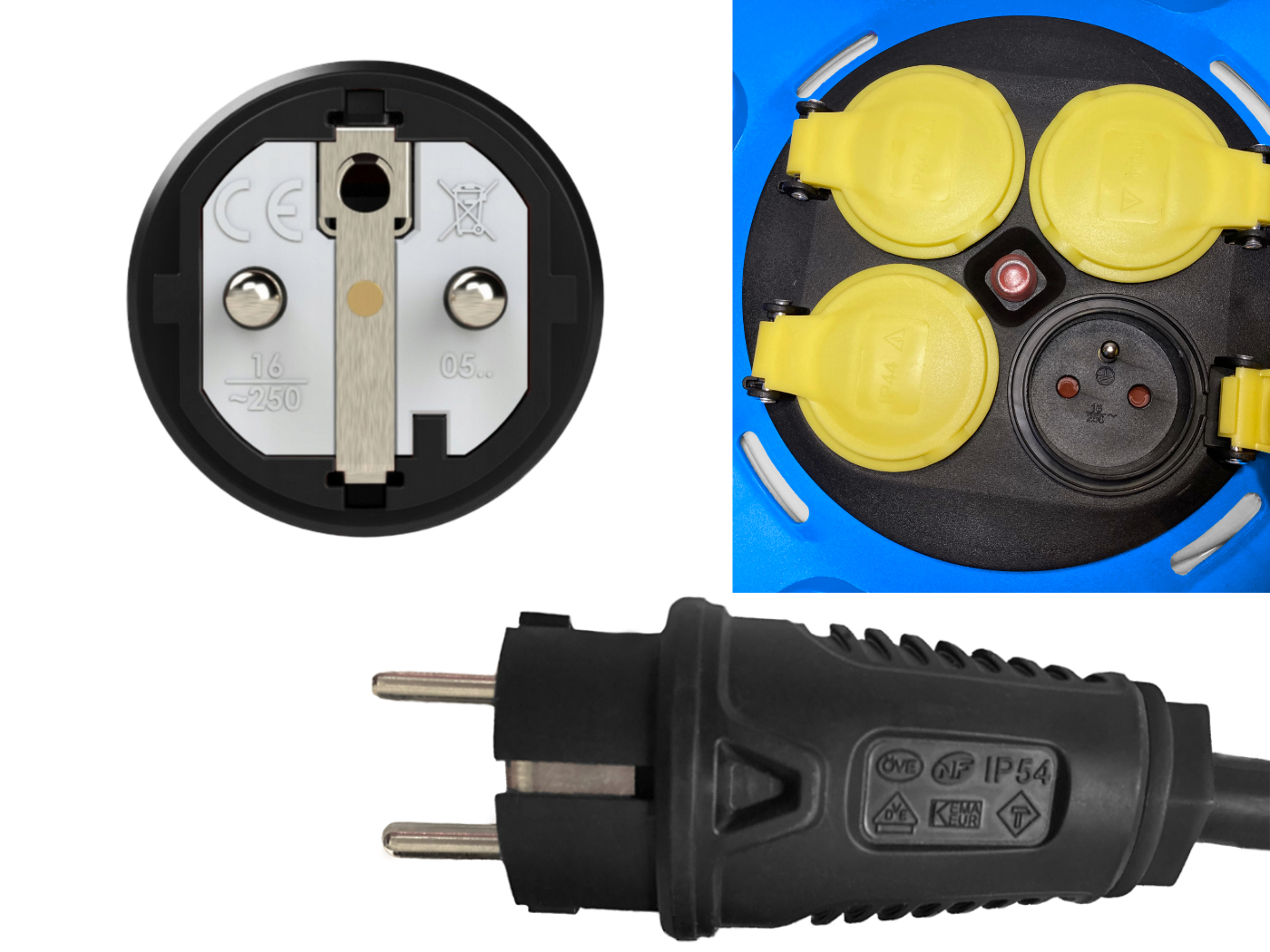 Гумовий продовжувач OW H05RR-F 3x1,5 50м, барабан - obrazek 2