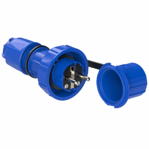 Портативний розетка NAUTILUS 230V Uni-Schuko IP68 20051-B + кришка