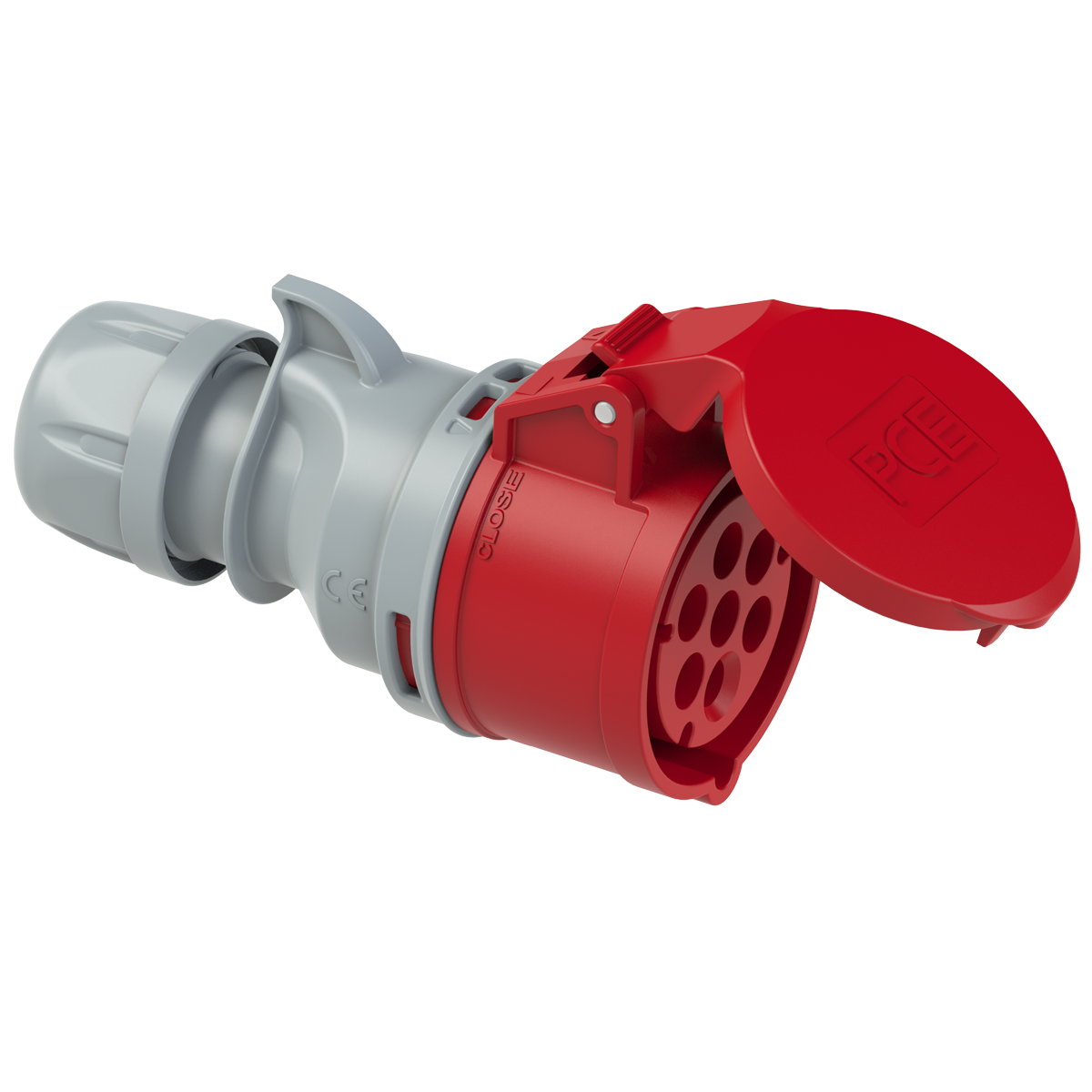 Портативний роз'єм PCE 16A 7P 400V 6h IP44 217-6V