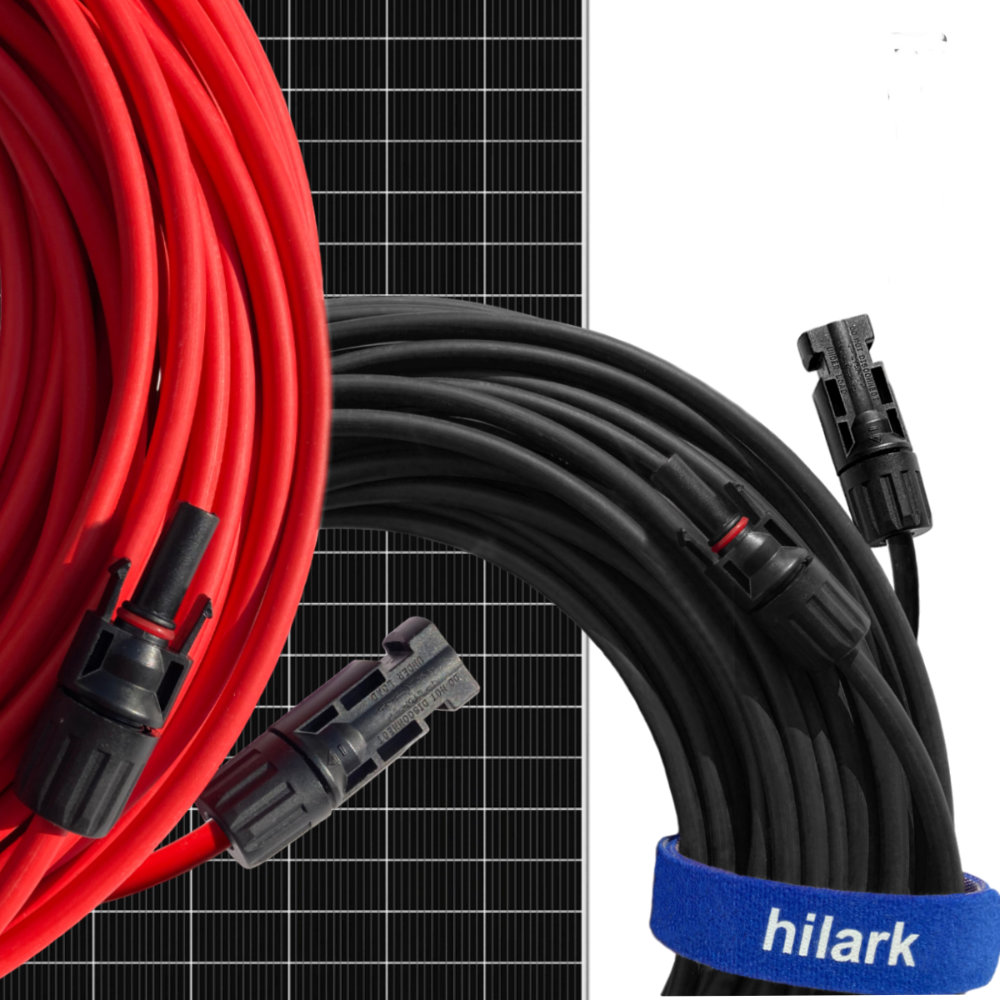 Комплект сонячних фотовольт-продовжувачів MC4 для панелей 1x4mm2 5м - obrazek 3
