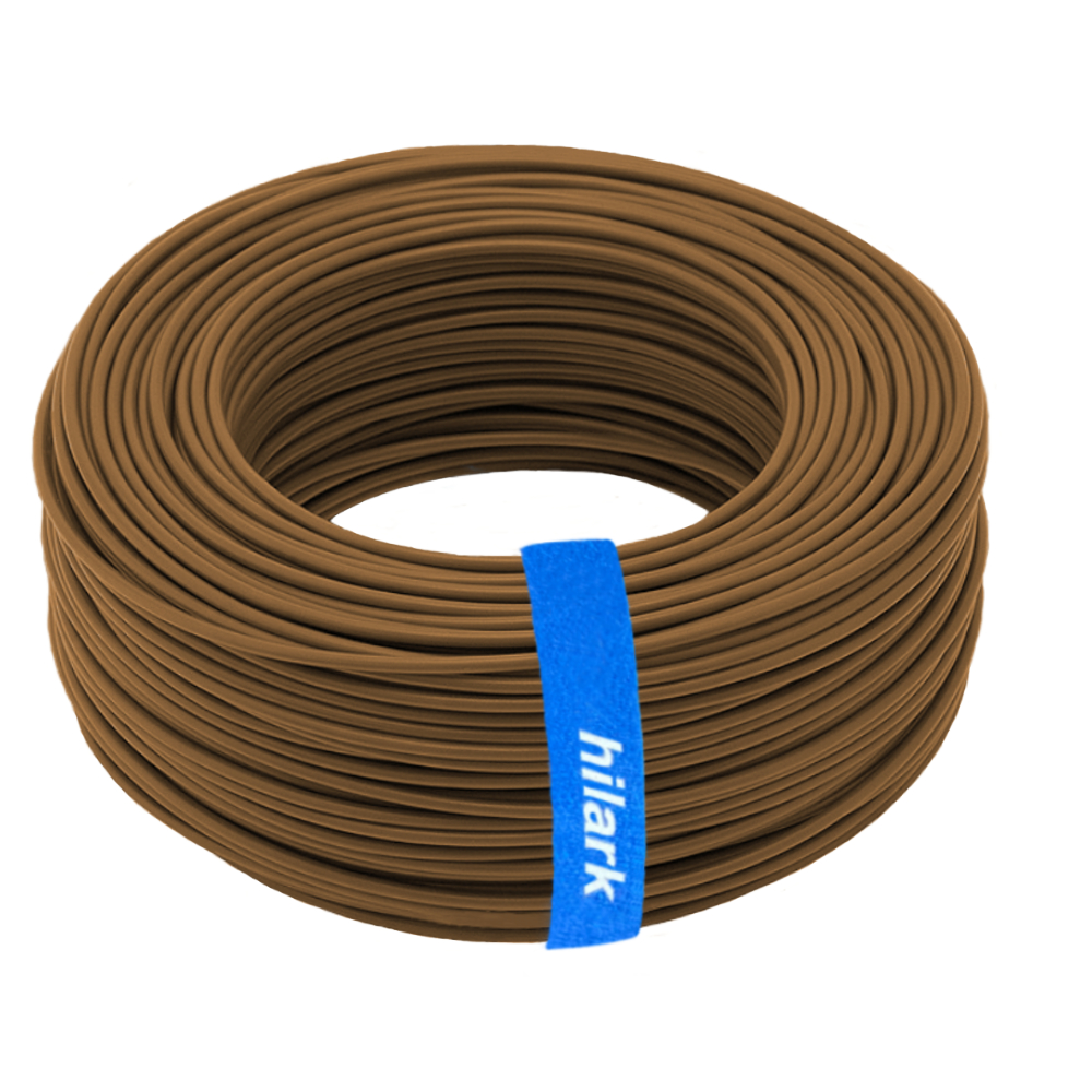 Кабель для установки 1x10mm2 H07V-K LgY лінія класу 5 коричневий 100м - obrazek 3