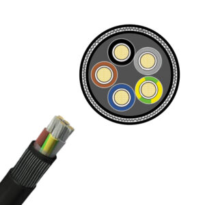 Кабель NSHTÖU-J 0,6/1 kV 5×2,5mm 2 подвійно підсилений 1m або будь-яка множинність