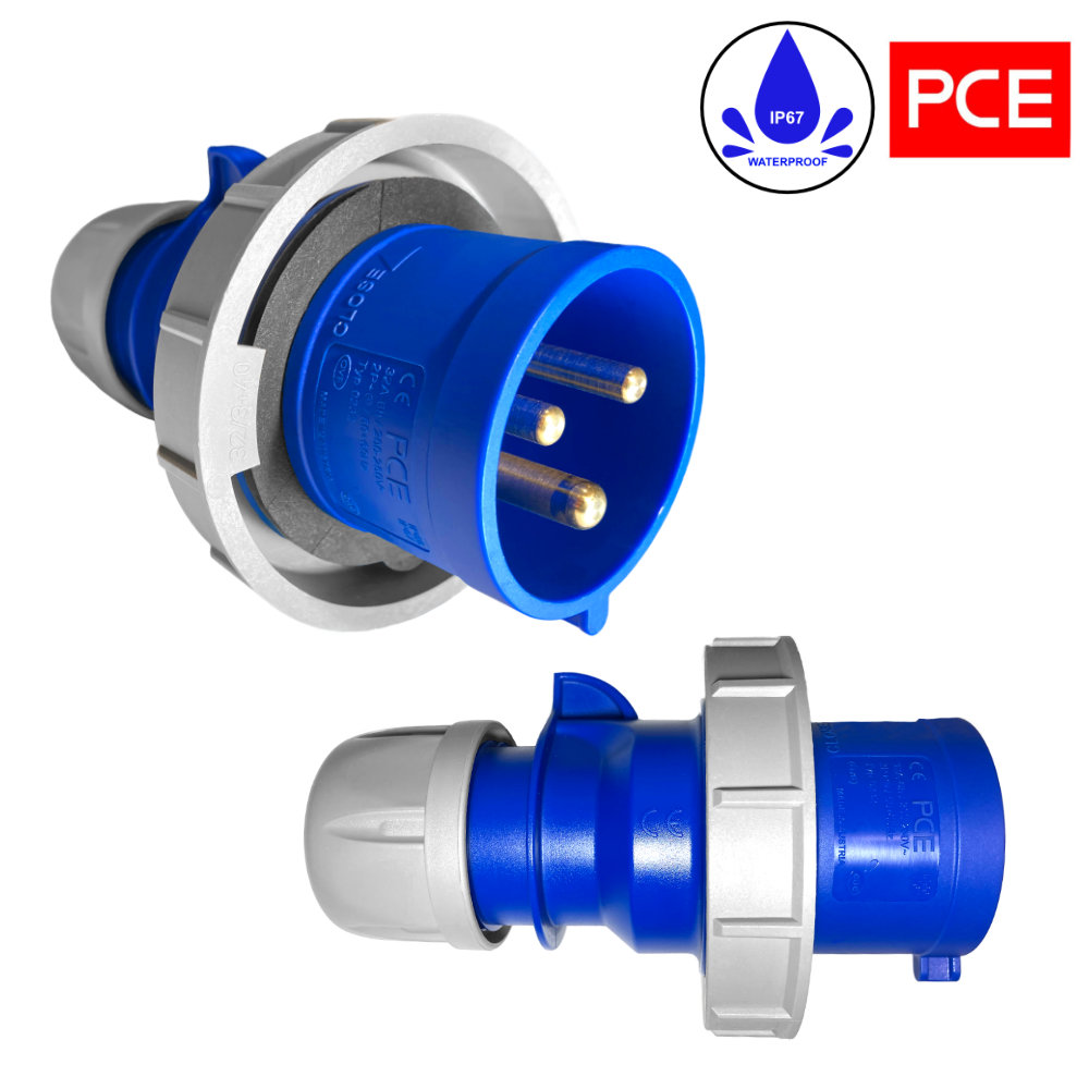 Продовжувач потужності для камер 32A PUR H07BQ-F 5x4mm2 IP65 з лічильником і вольтометром 5м - obrazek 4