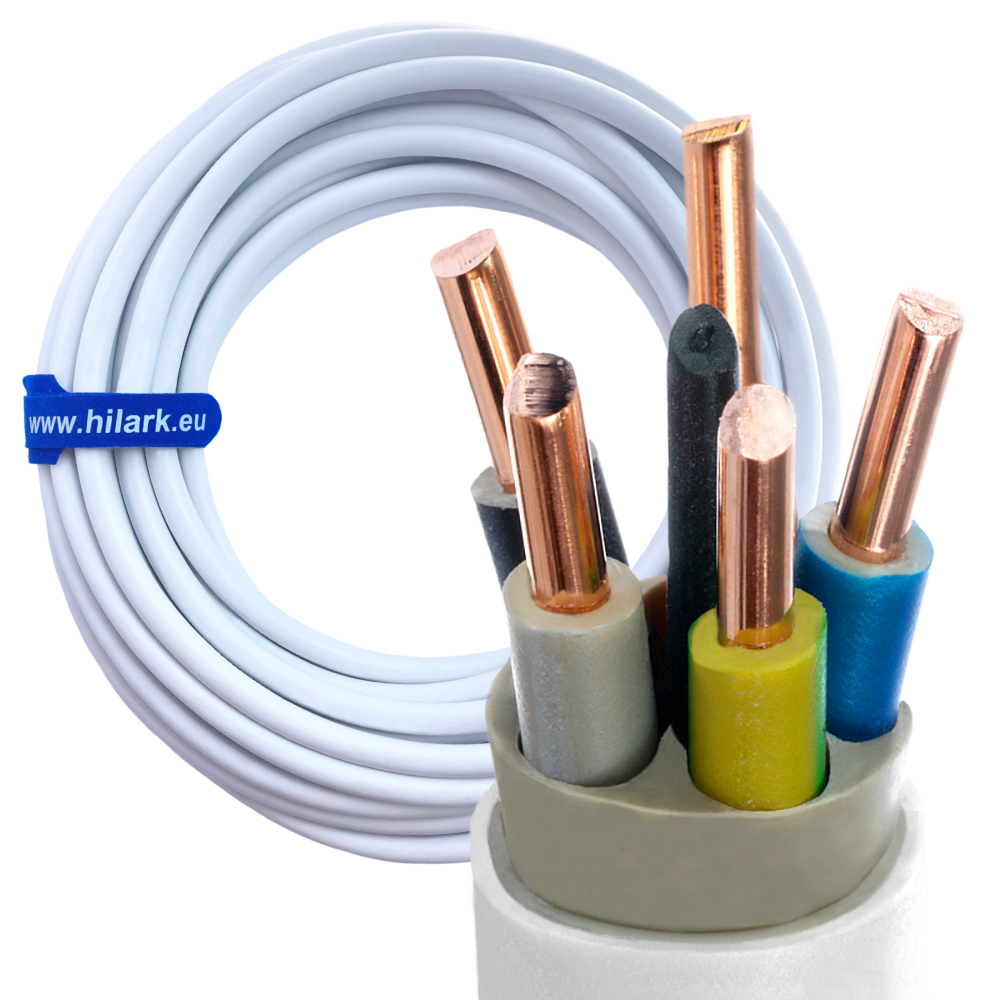 Круглий кабель установки YDY 5x4mm2 150м - obrazek 4