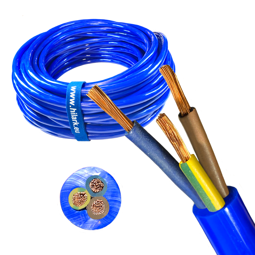 Кабель PUR H07BQ-F 3x2,5 мм2 20м - obrazek 4