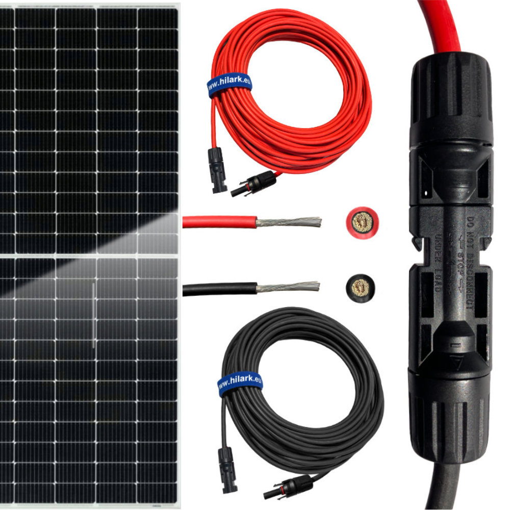 Комплект сонячних фотовольт-продовжувачів MC4 для панелей 1x4mm2 5м - obrazek 5