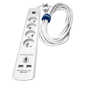 Продовжувач з зарядним пристроєм USB2.1A 5 м перевантаження