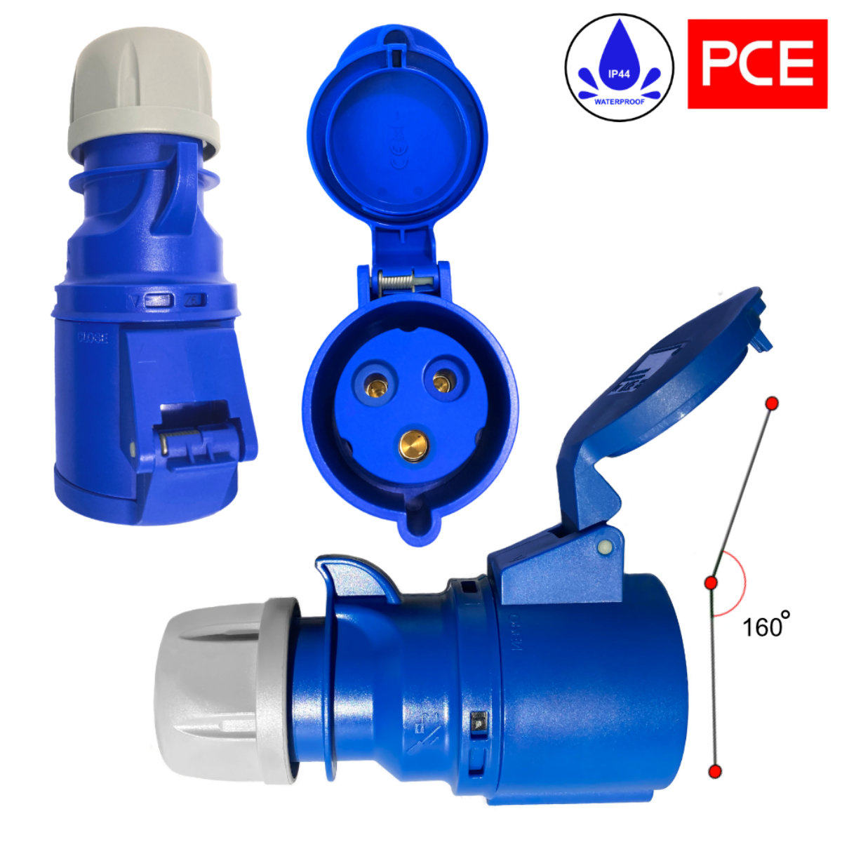 Продовжувач для кампера з лічильником H07BQ-F 3x2,5mm2 помаранчевий 3m - obrazek 6