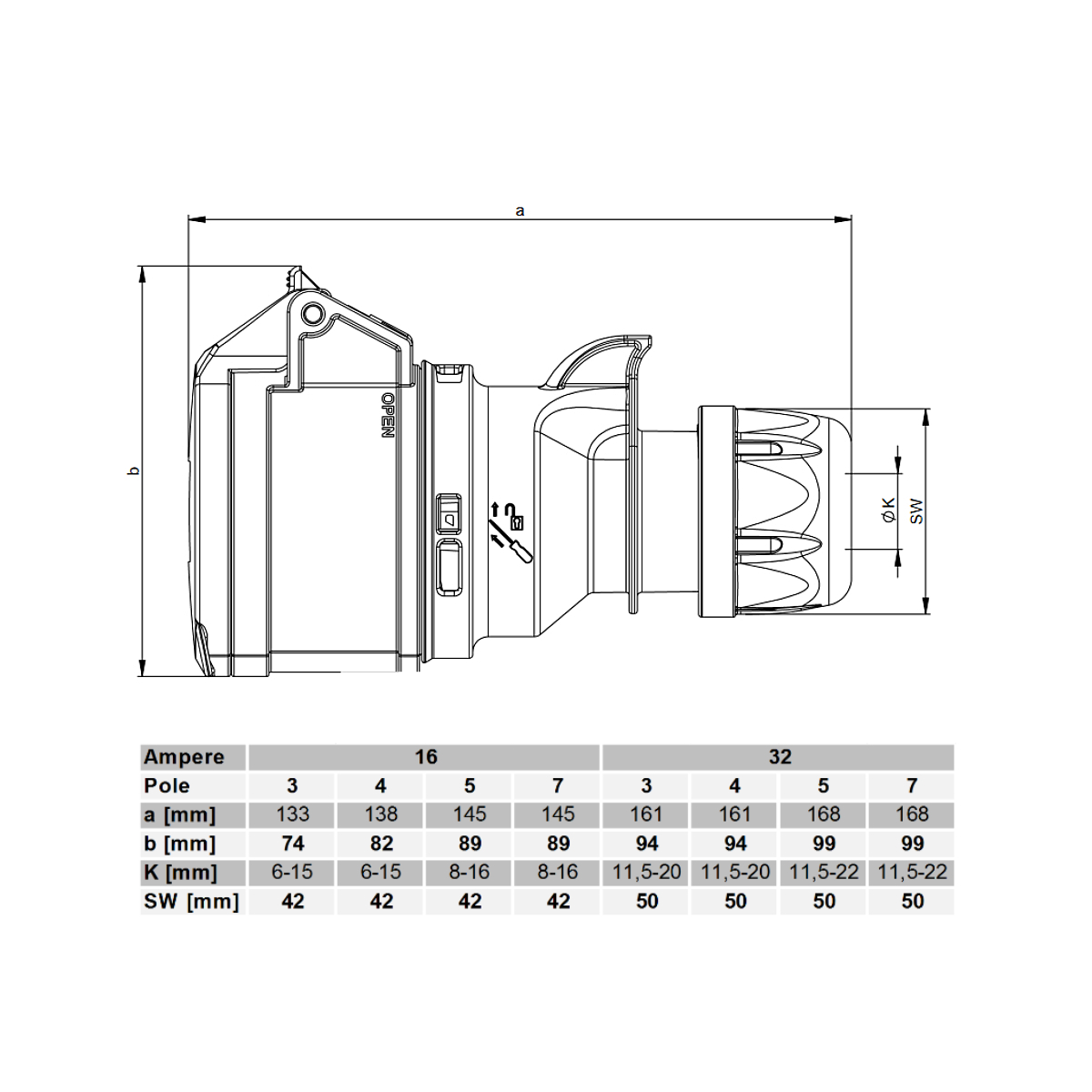 Потужний розширювач 25м H07BQ-F 5x2,5 мм2 16A 400V IP44/54 апельсина - obrazek 8