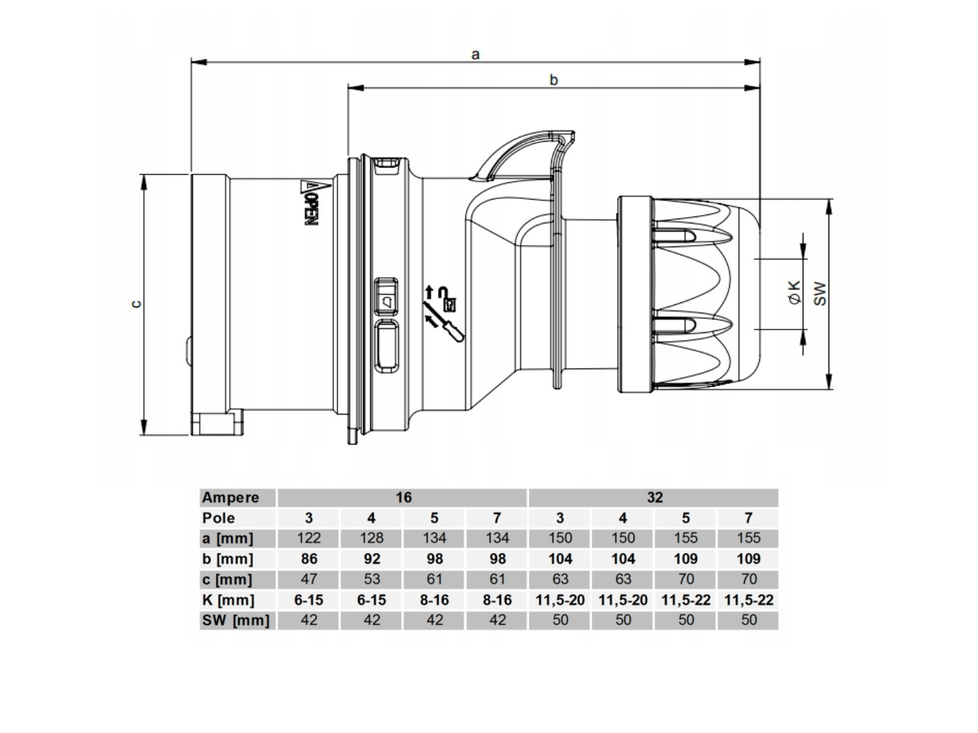 Камерний адаптер PUR H07BQ-F 3x2,5 CAMPING 35m CEE - obrazek 5